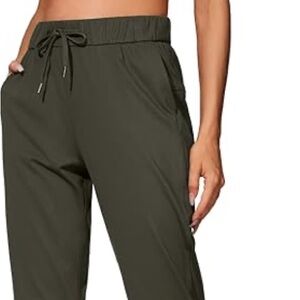 Santiny XL NWT olive green NWT straight leg Loungewear jogger pull on pants